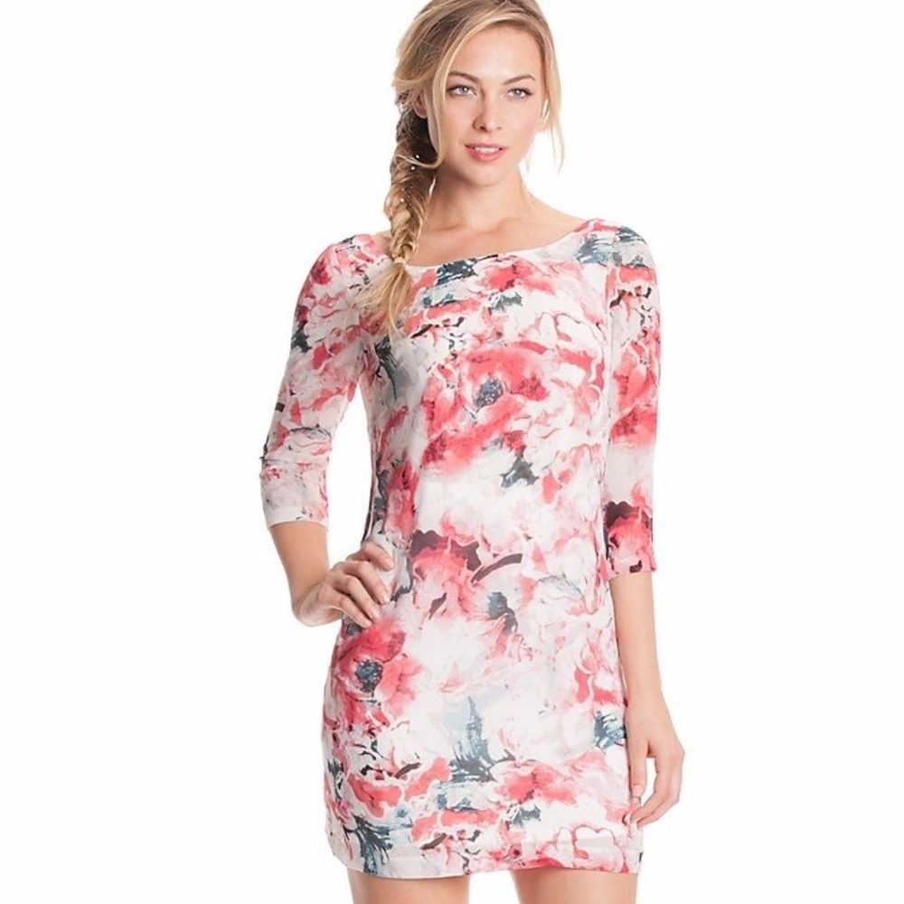 Guess Floral Mini Shift Dress InBloom Summer 2